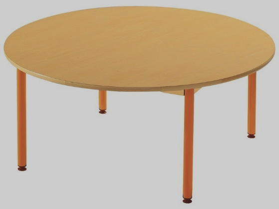 Wooden Table – Metal Legs