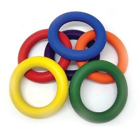 Rubber Quoits 6Pk