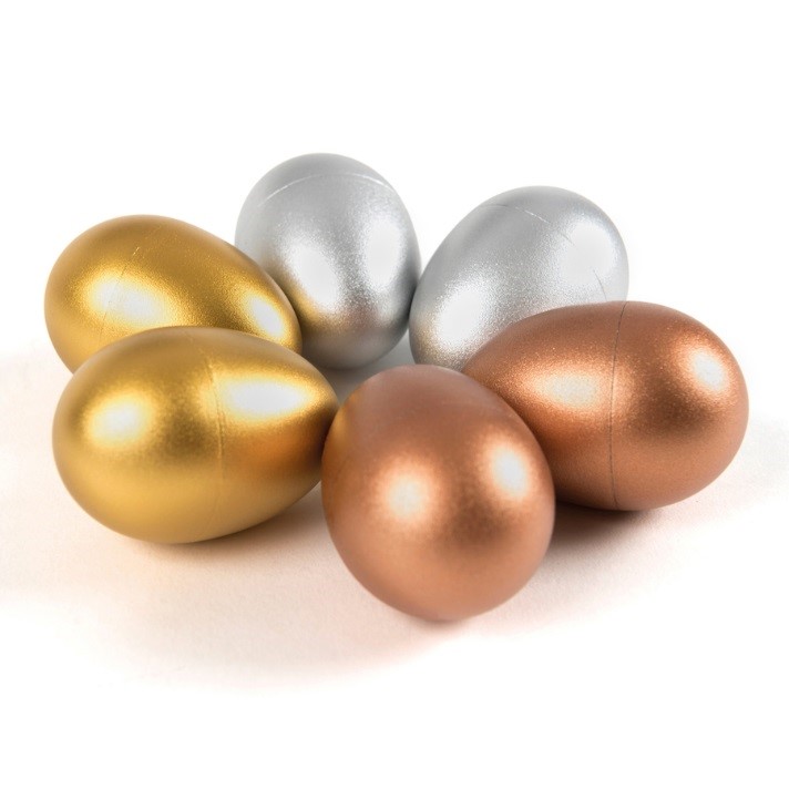 Metallic Egg Shakers 30pk