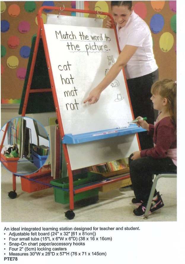 Teaching Easel (Red Frame)